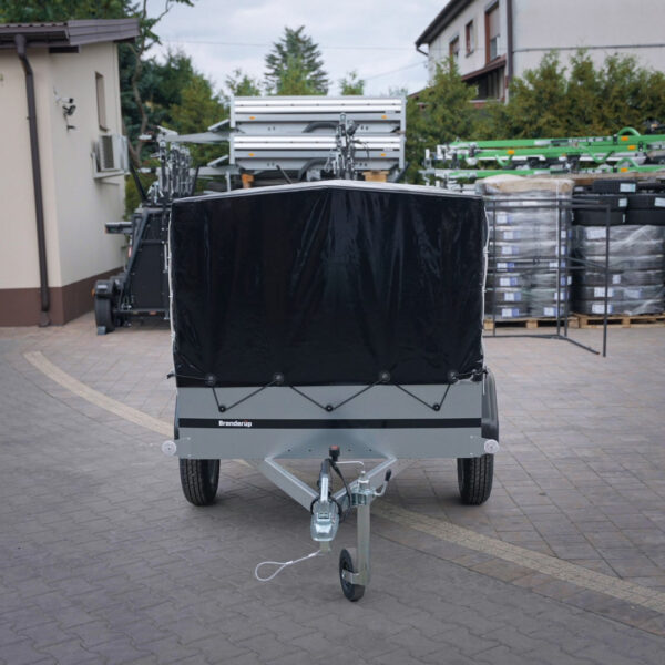 Brenderup 1203 Mała i mocna! DMC 750 kg 204x116 Click&Collect ze Stelażem i Plandeką