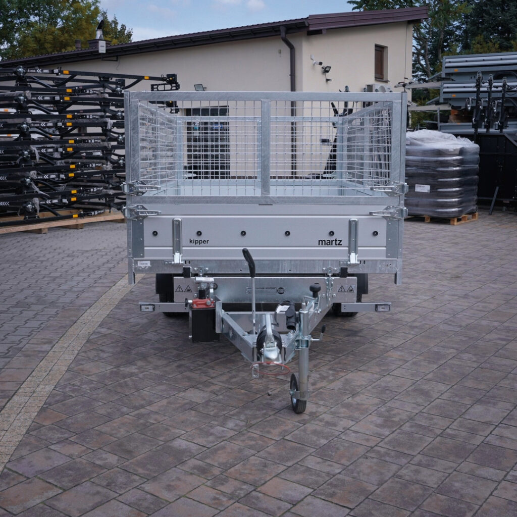 Temared TIPPER 2515 DMC 1,3T Wywrotka 253×152 z nadstawkami siatkowymi