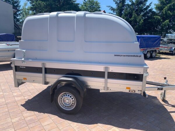 Przyczepa BRENDERUP 2260 ALU 258x128 Z POKRYWĄ - Hover