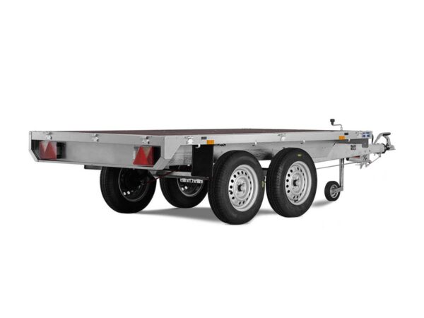 Brenderup 4260ST UB 750kg 258x143 TANDEM 2 OSIE z nadstawkami siatkowymi - Hover