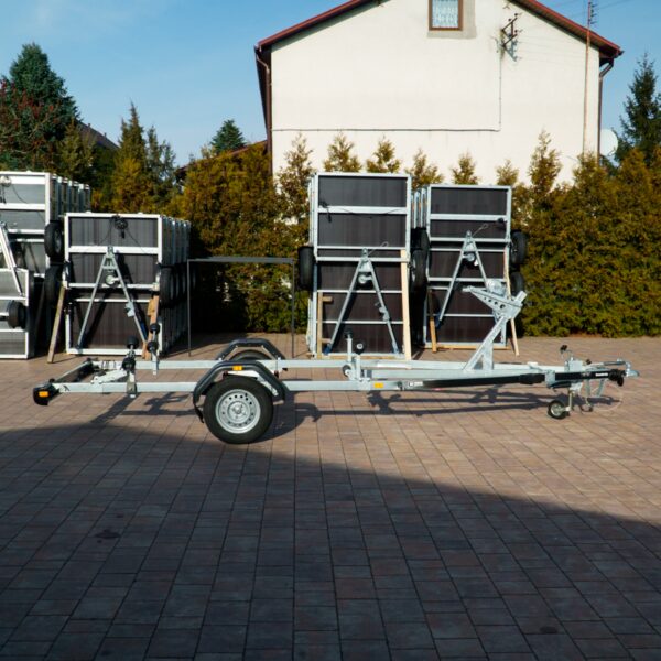 Przyczepa podłodziowa Hamowana DMC 750kg dł. Łodzi 5,5m