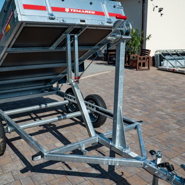 Przyczepa TEMARED PRAKTI DUMPER 264x136 2 osie TANDEM - Hover