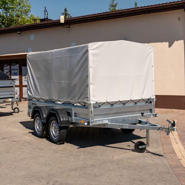 Przyczepa Zasław 265T XL 265x150 DMC 750 kg TANDEM 2 OSIE - Hover