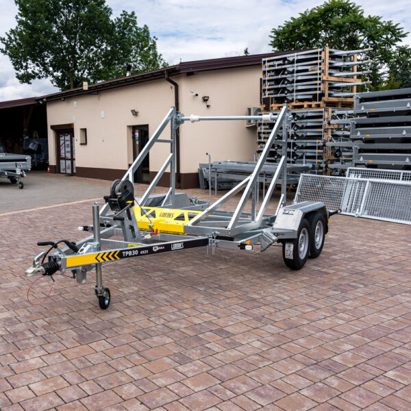 Przyczepa kablowa Lorries TPB30-4925 dmc 3000 kg Ręczna wciągaraka - Hover